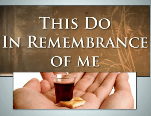 THE LORDS SUPPER-LEST WE FORGET November 2025